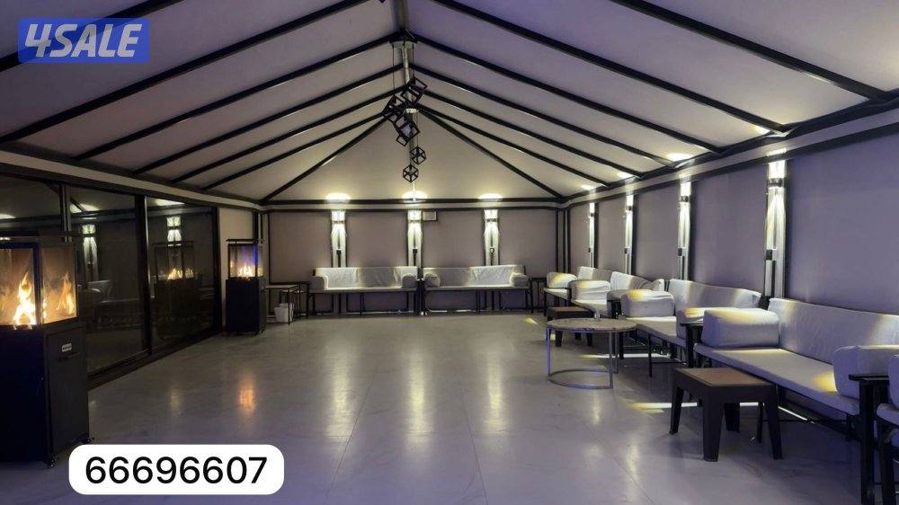 للبيع خيمة vip مقاس ٦ في ١٣  استعمال خفيف اقل من سنه11