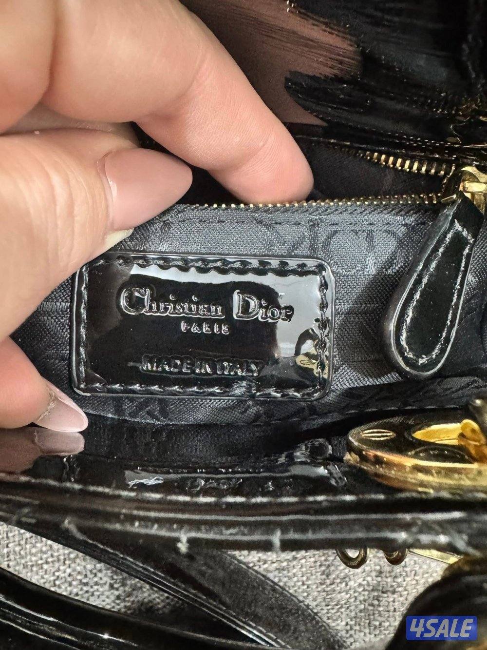 Original mini lady Dior black . Used but clean , no box no papers.3