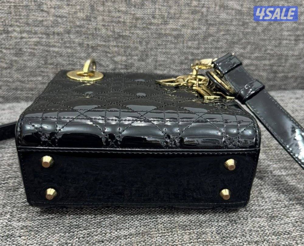 Original mini lady Dior black . Used but clean , no box no papers.4