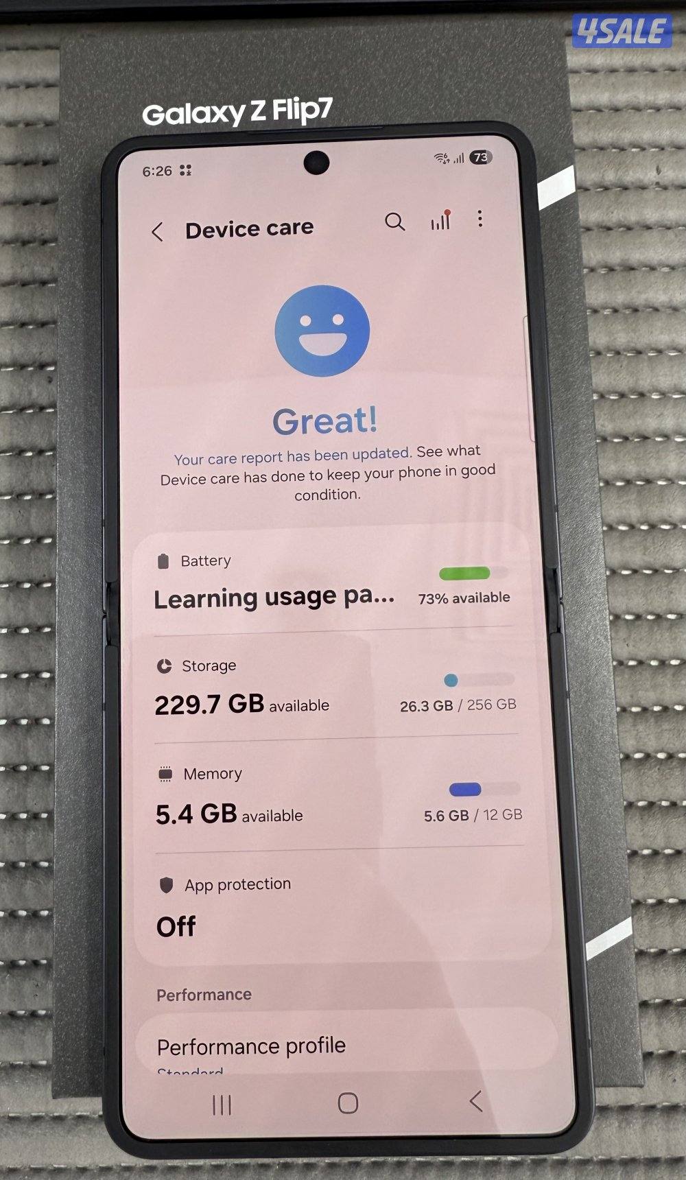 Samsung Galaxy Z Flip7 5G 256 Jet Black Used!8