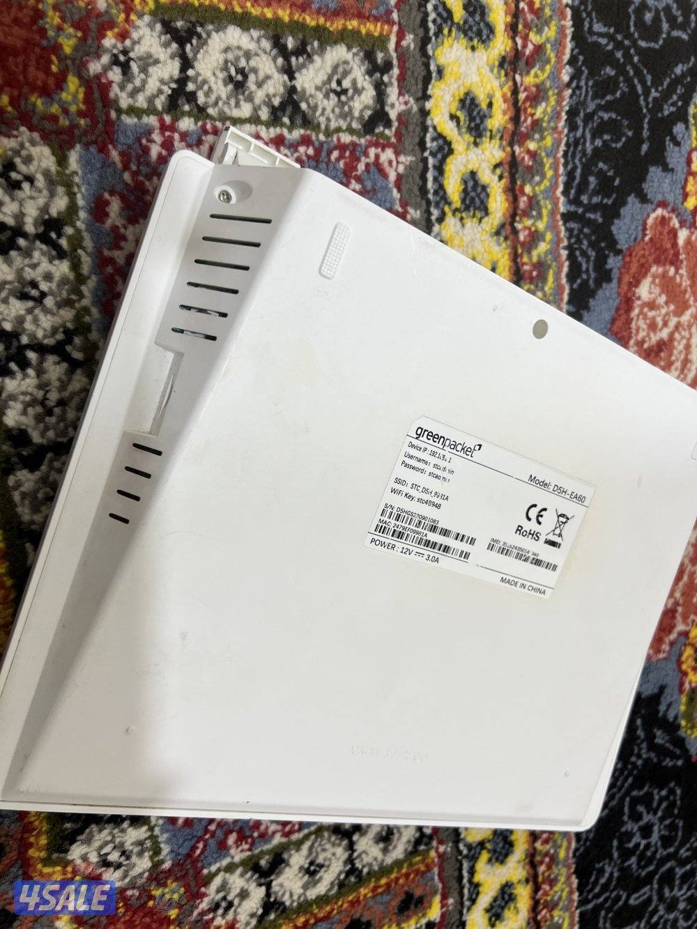 راوتر stc نظيف وشغال تمام 5gمع الشحن الاصلي6