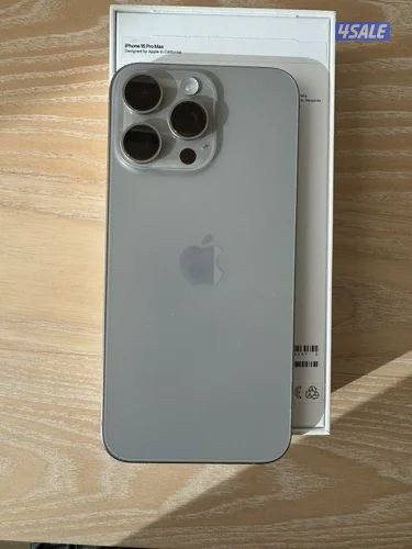 iPhone 15 Pro Max – Natural Titanium, 256GB, Battery health at 89%1