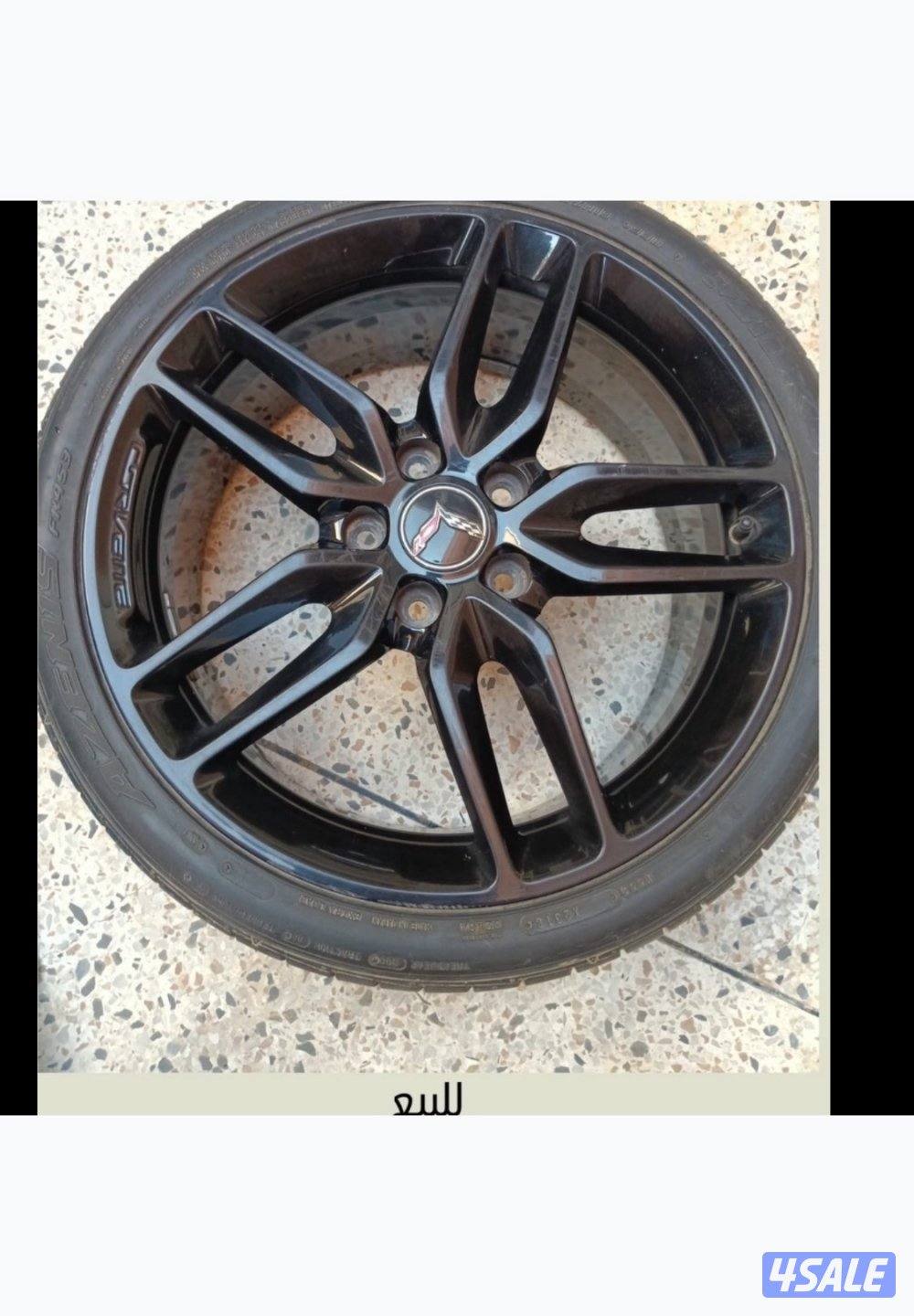 للبيع دعاميه كورفت ZR1 و رنقات C7 مع تواير نظااف1