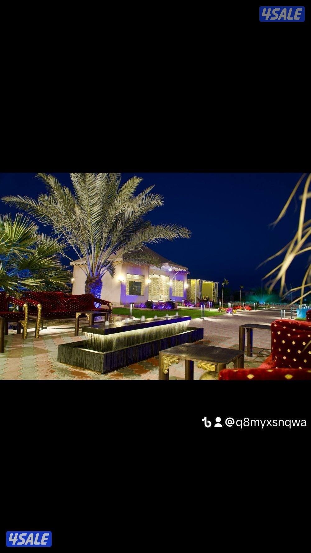 للإيجار مزرعه يومي وسبوعي بالعبدلي8