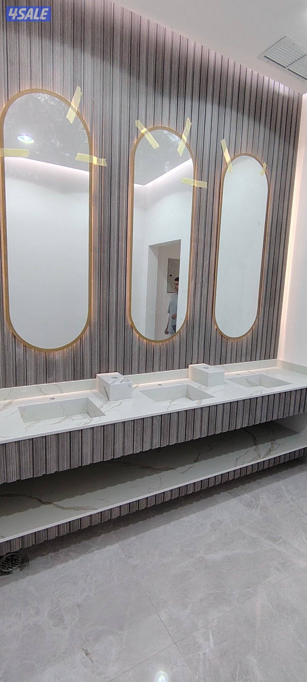 مغاسل  رخام طبيعي و صناعي ووجارات رخام وخشب ملامين وبديل الرخام3