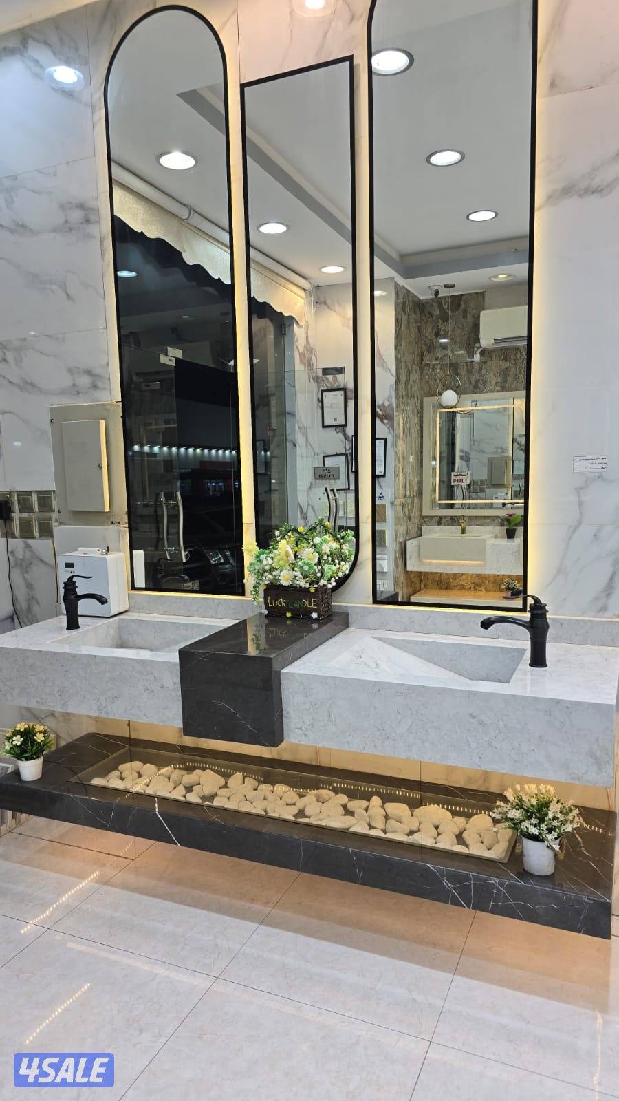 مغاسل  رخام طبيعي و صناعي ووجارات رخام وخشب ملامين وبديل الرخام9