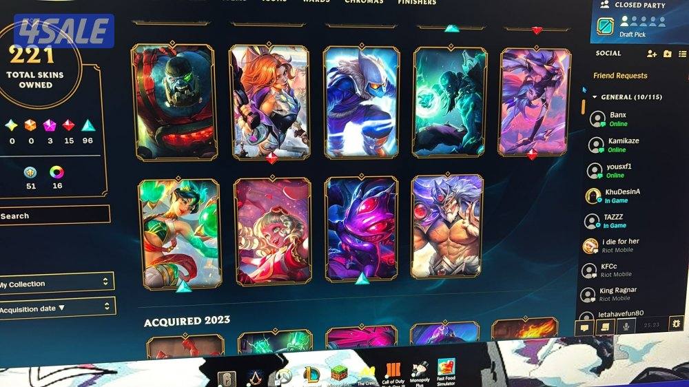 للبيع حساب ليق اوف ليجندز السعر على السوم7