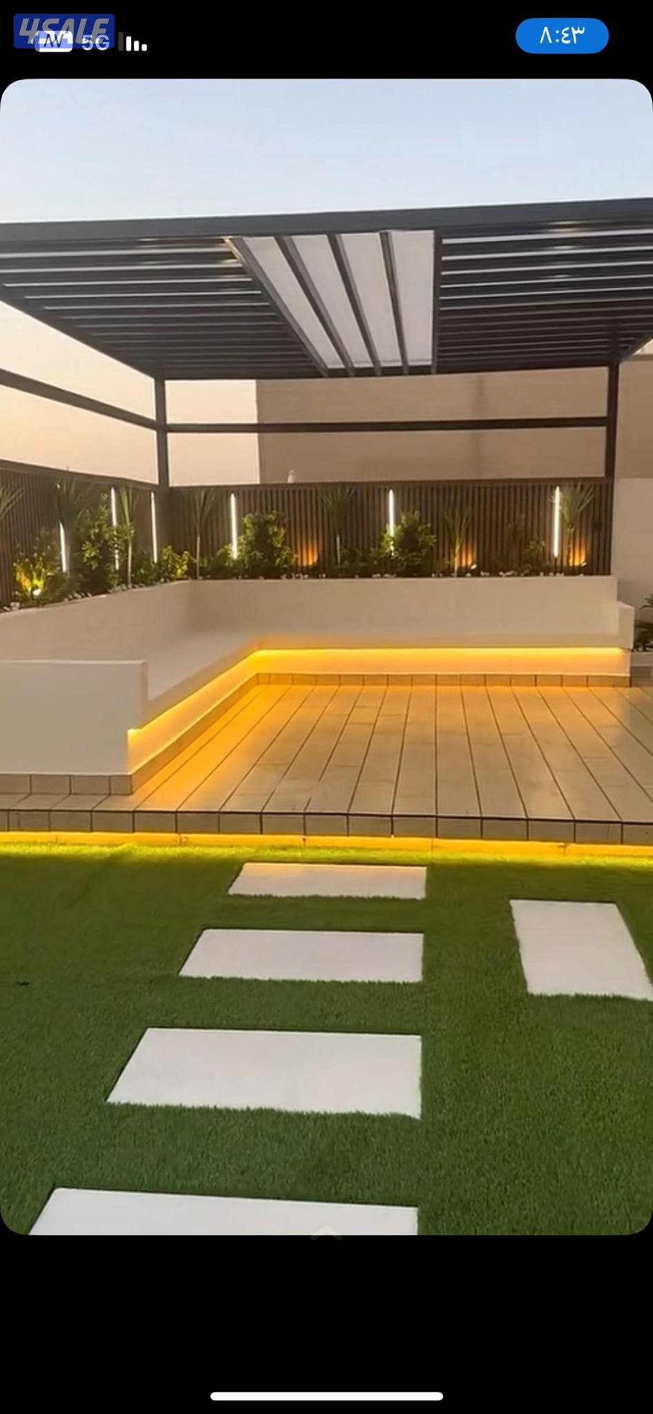 تنسيق حدائق جميع مناطق الكويت ثيل طبيعي وصناعي وسياج تركي وتمديد شبكات13