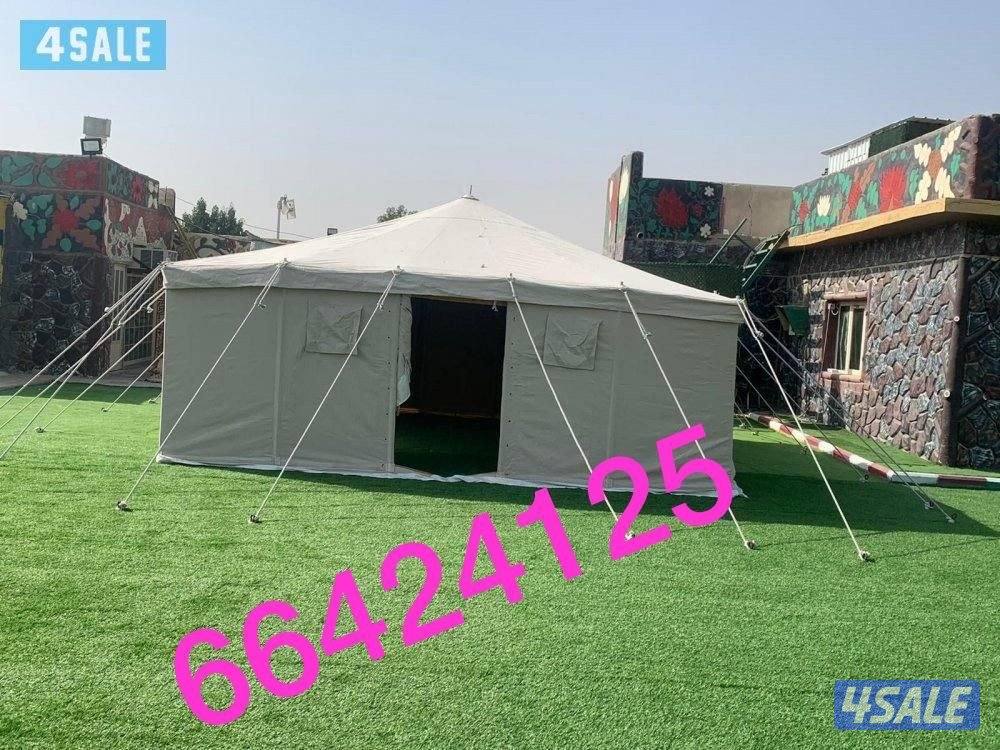 للبيع خيام جديد باكستاني ٣طبقات خام درجه اول ٢٤ ملي1