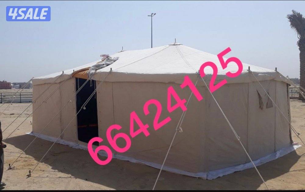 للبيع خيام جديد باكستاني ٣طبقات خام درجه اول ٢٤ ملي2