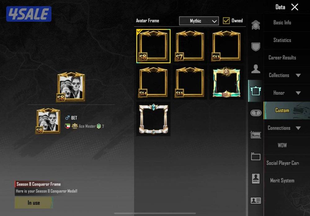 الحساب لفل 81
لفل المجموعات 69
كونكر7و8و13و14و15 وايطار ألتمت4