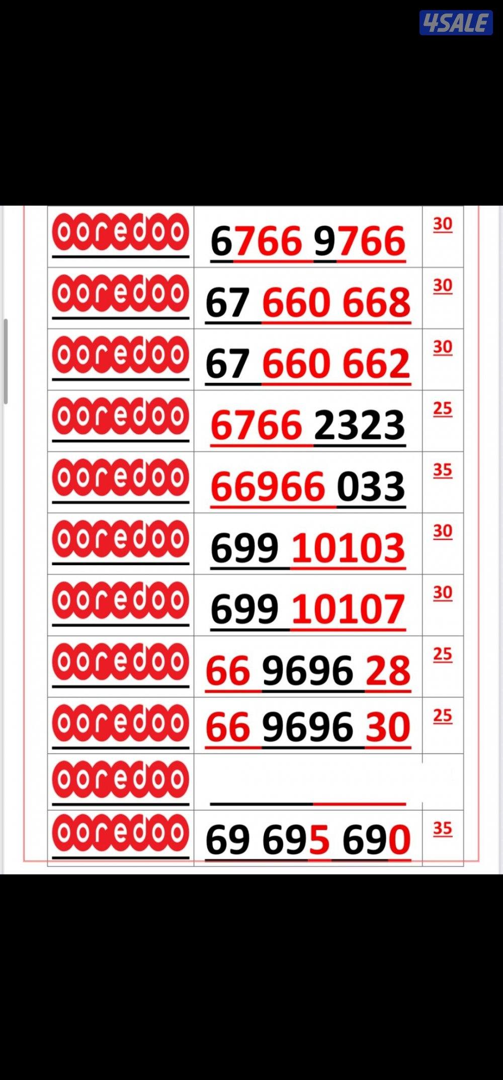 ارقام مميزه6