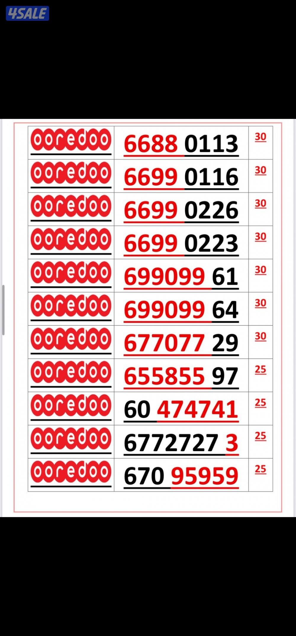 ارقام مميزه7