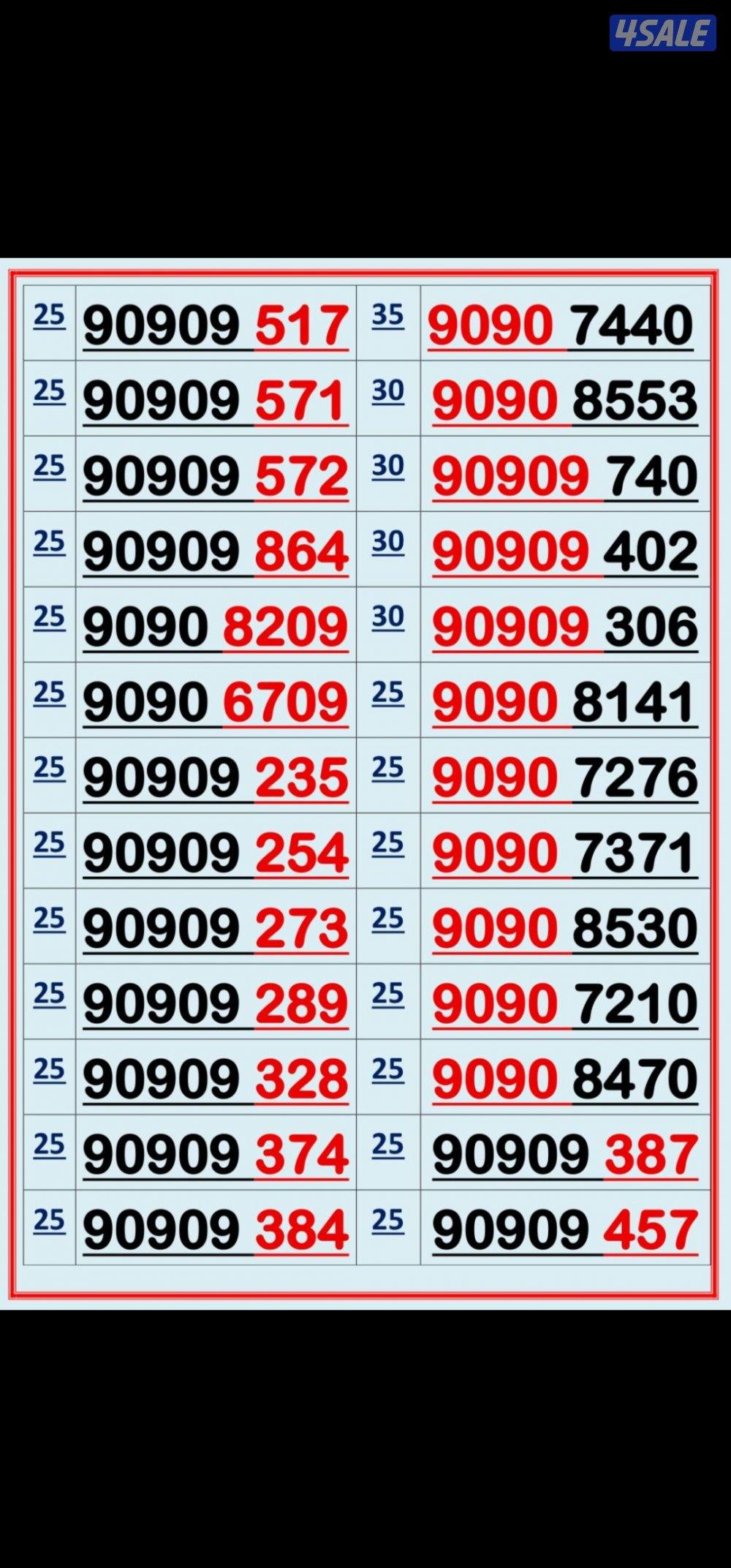 ارقام مميزه12