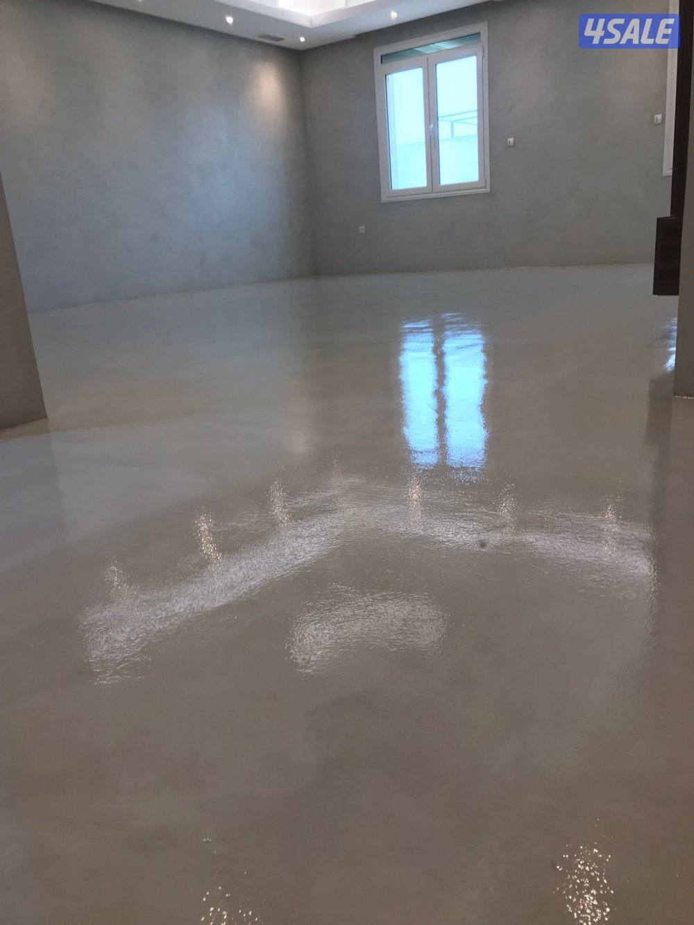 ميكروسمينت حمامات ارضيات ايبوكسي كونكريت10