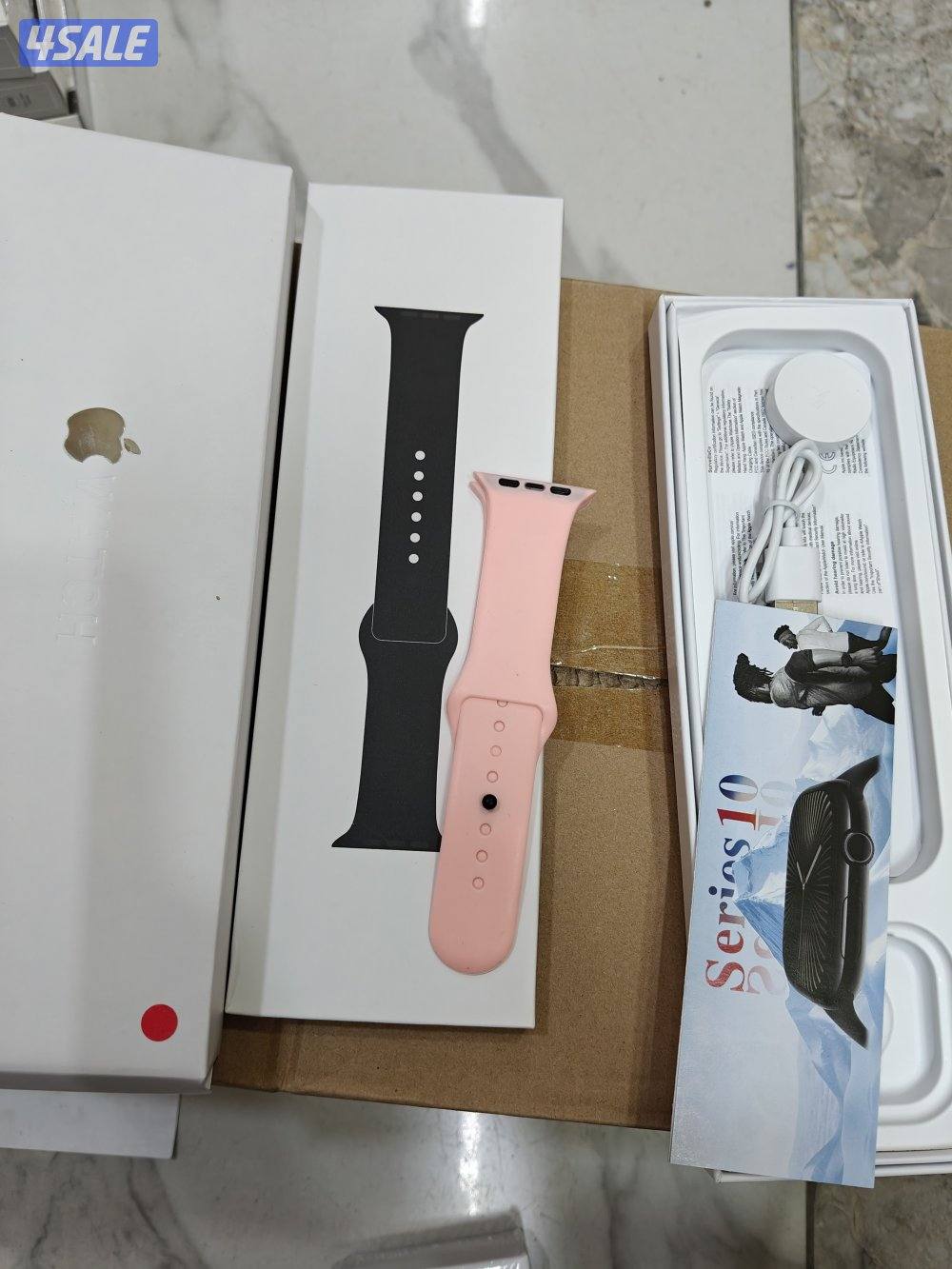 ساعة ابل واتش سيريس10 طبق الاصل السعر 253