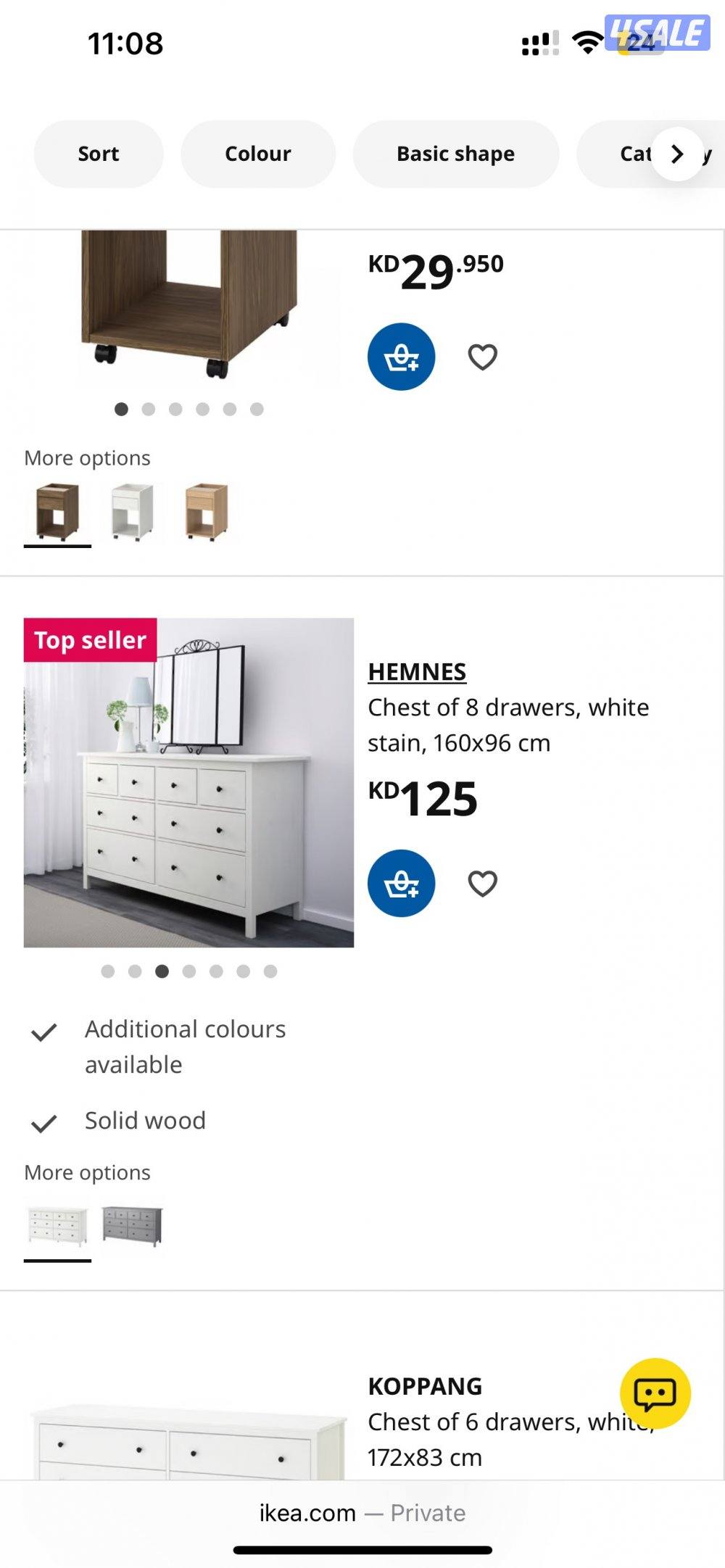 Ikea chest of drawers1