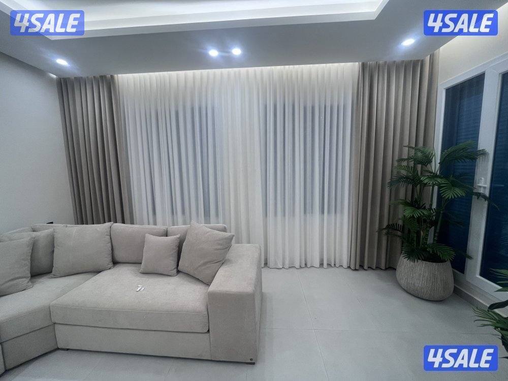 ‏تفصال ستائر ويفي لنن رول  جميع انواع الستاير5