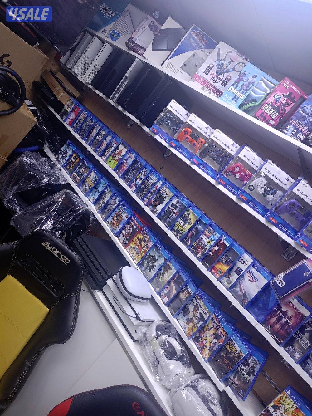 بيع جميع الأجهزة بلايستيشن مستعمل وجديد ومهكر وسكان وفير ونتدو سوتش وأ7