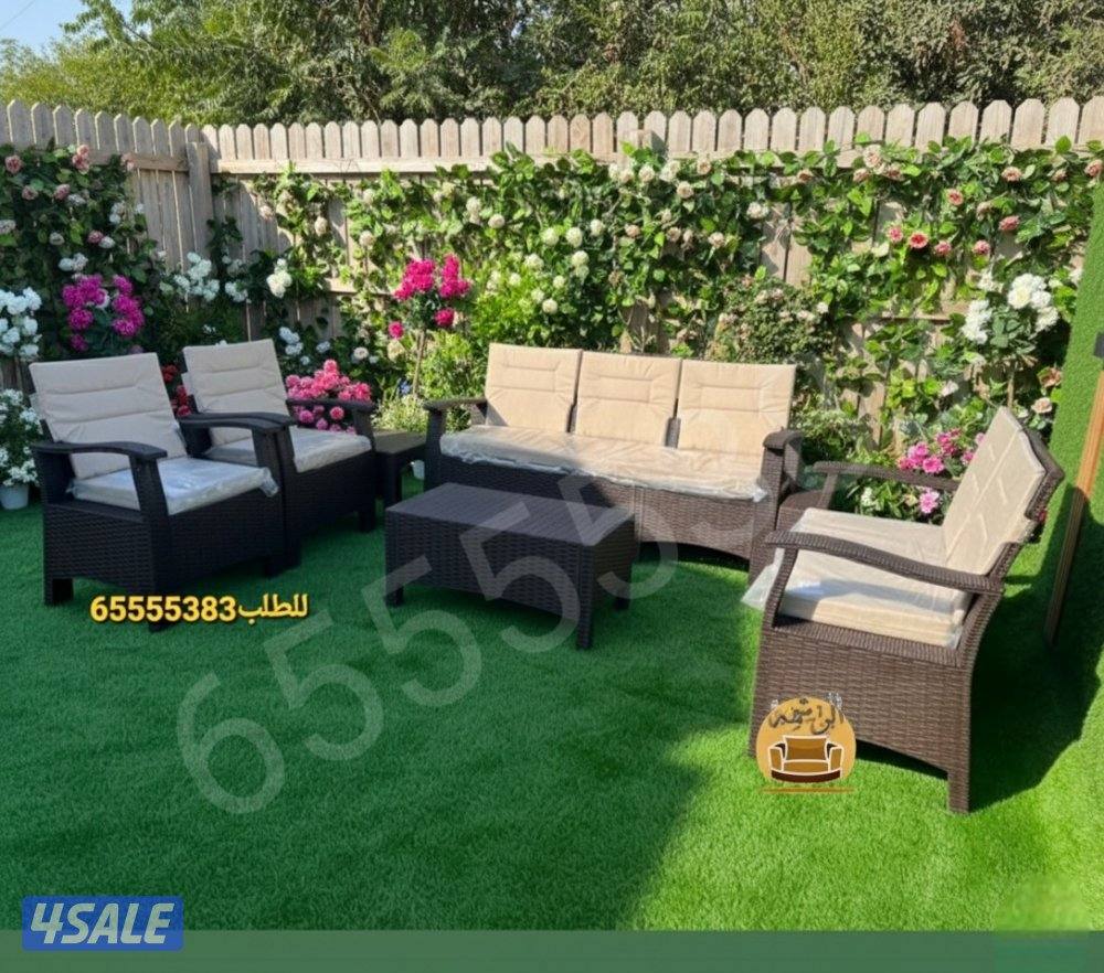 📌جلسات خارجيه للحدائق بلاستيك عالي الجوده3