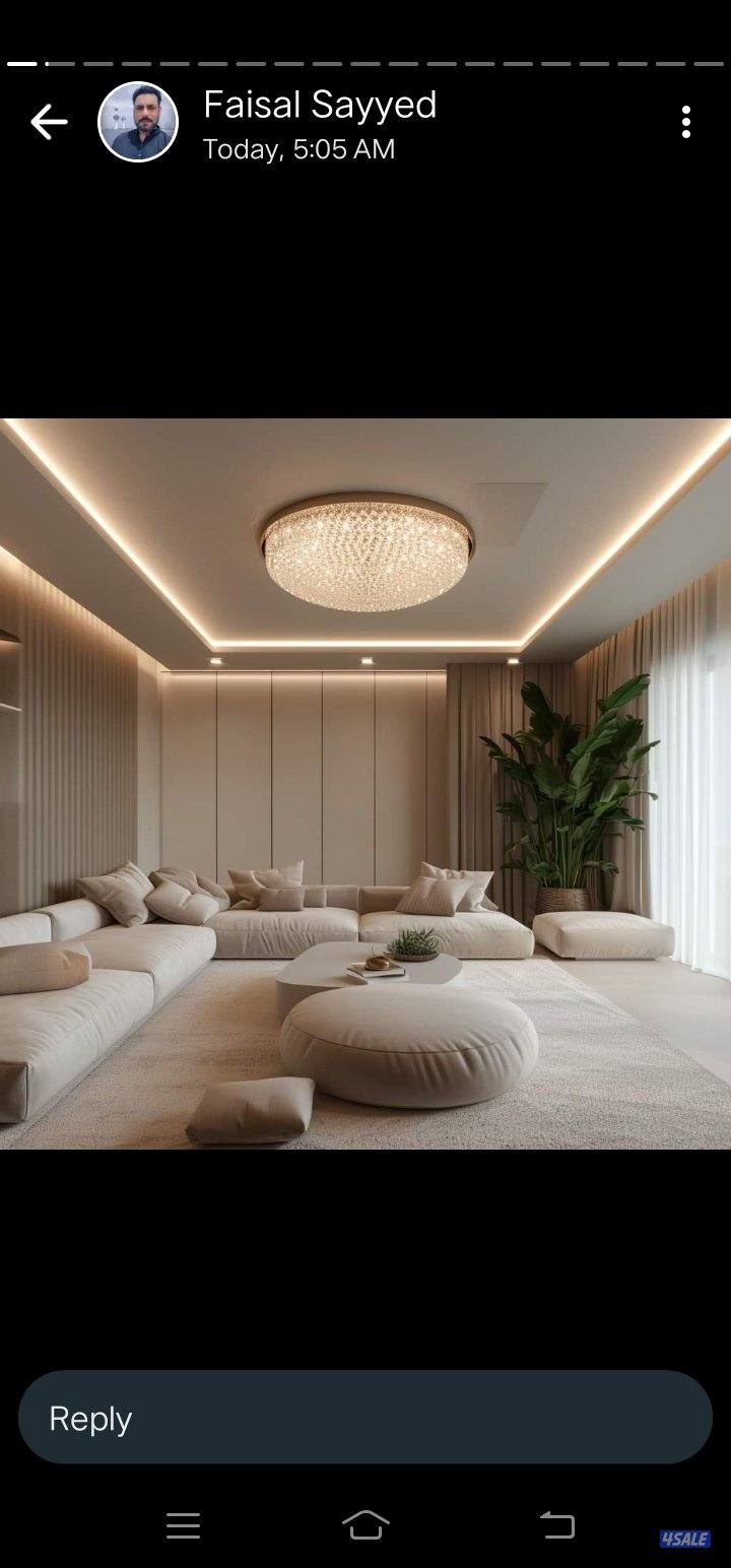 تر کیب جبسم بورد بارتیشن دیکور3