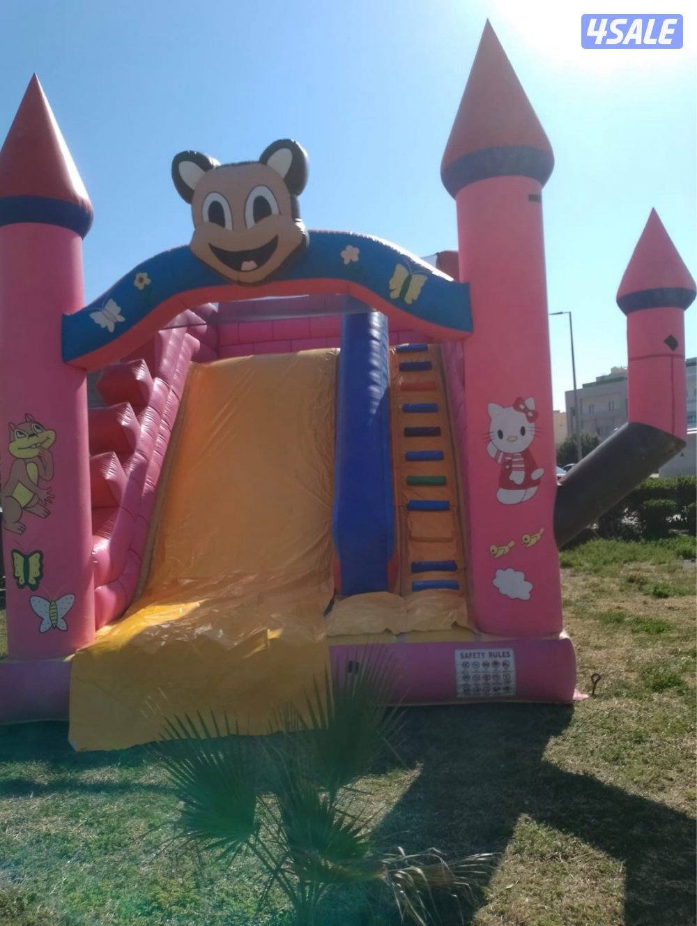 تاجير نطاطيات احجام واشكال مختلفه5