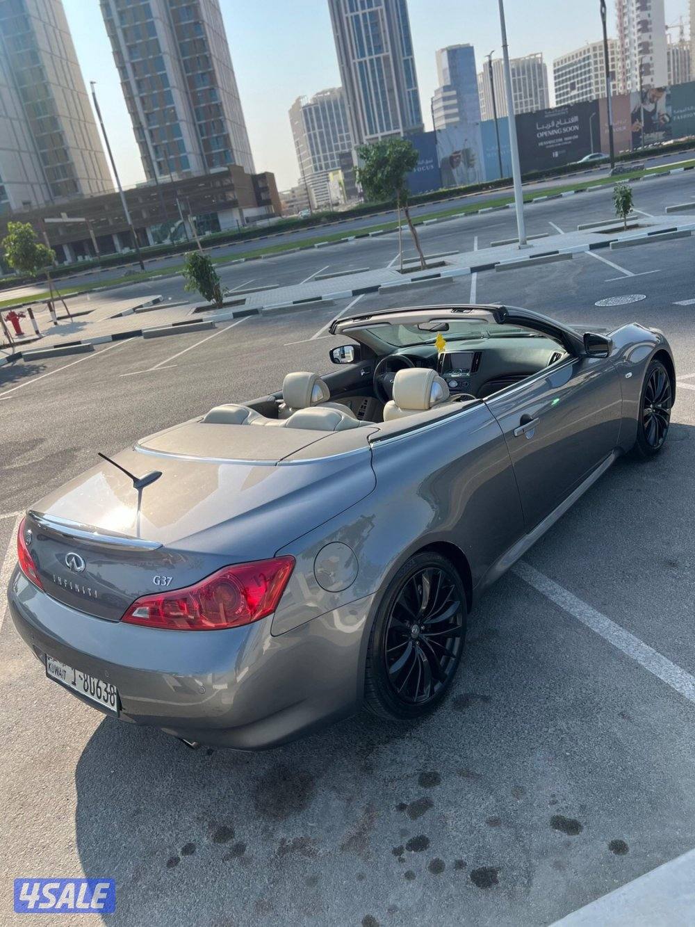 Infinity G37s 2013 Grey Metallic ممشى قليل - شرط الفحص1