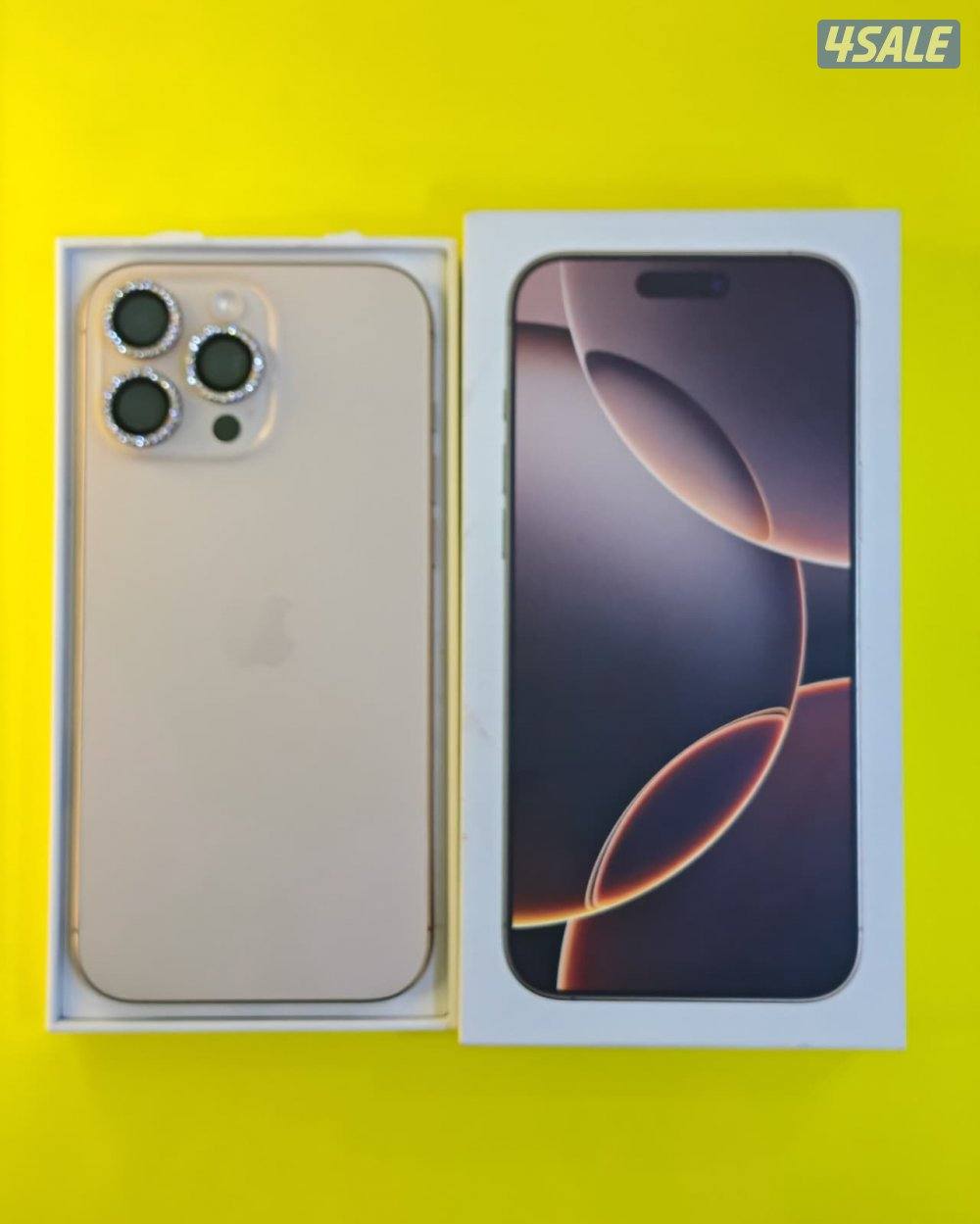 آيفون 16 برو ماكس – 256GB – تيتانيوم صحراوي | iPhone 16 Pro Max – 256G0