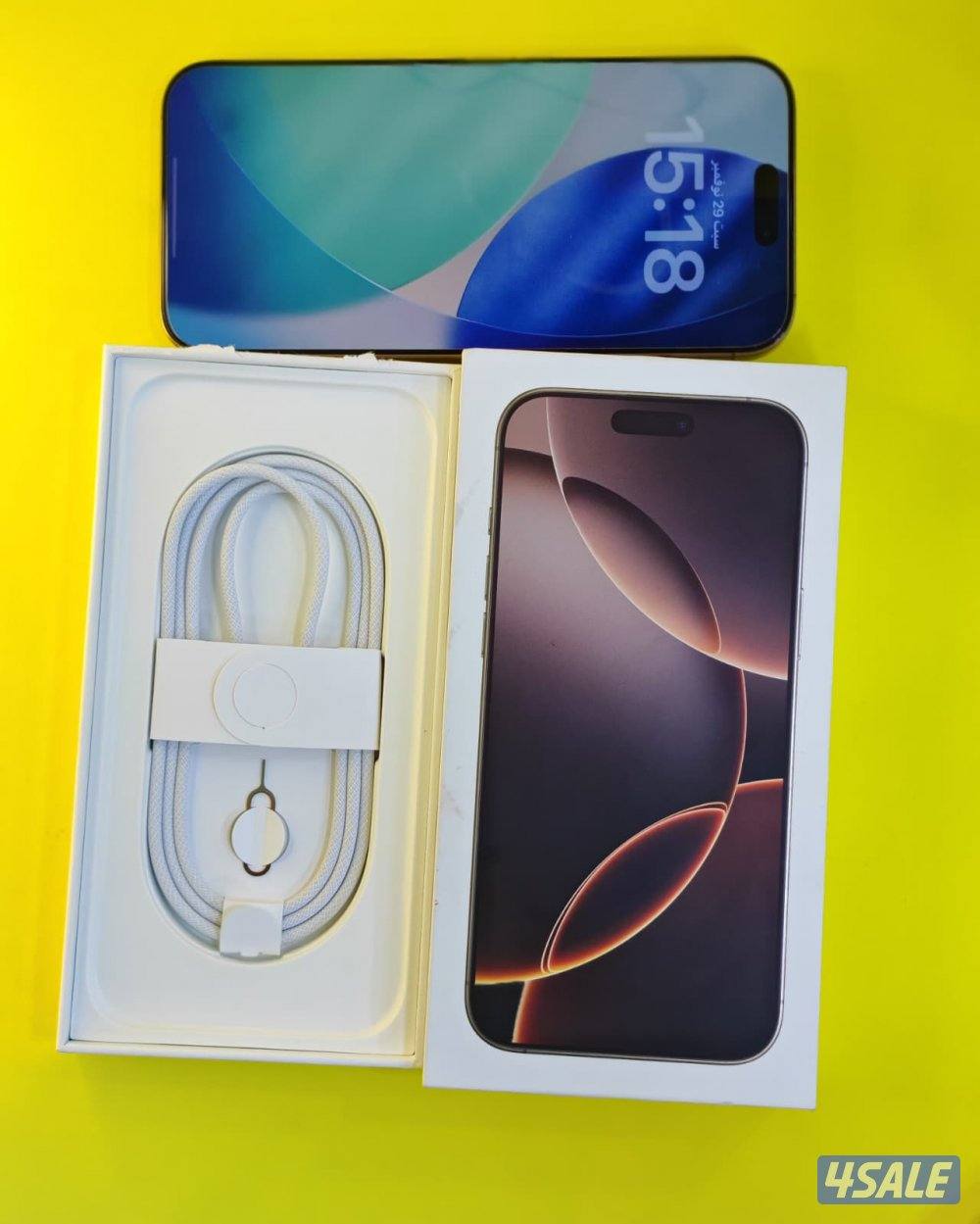 آيفون 16 برو ماكس – 256GB – تيتانيوم صحراوي | iPhone 16 Pro Max – 256G10