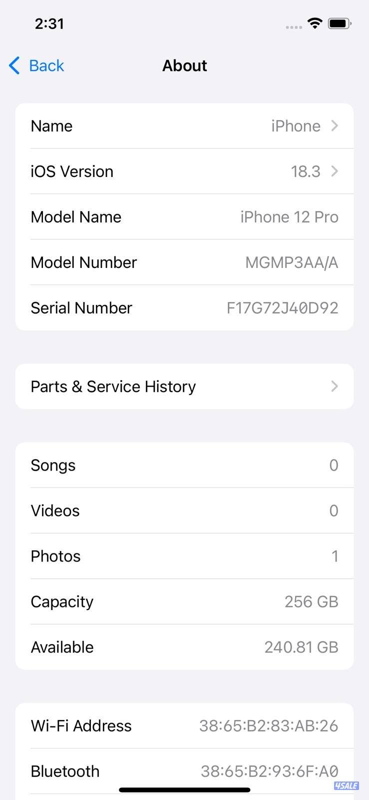 آيفون 12 برو – 256GB – رمادي | iPhone 12 Pro – 256GB – Gray9