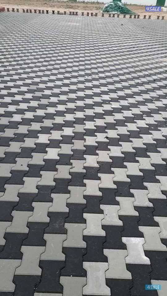 أبو علي لتركيب جميع أنواع البلاط المداخل ومضات السيارات3