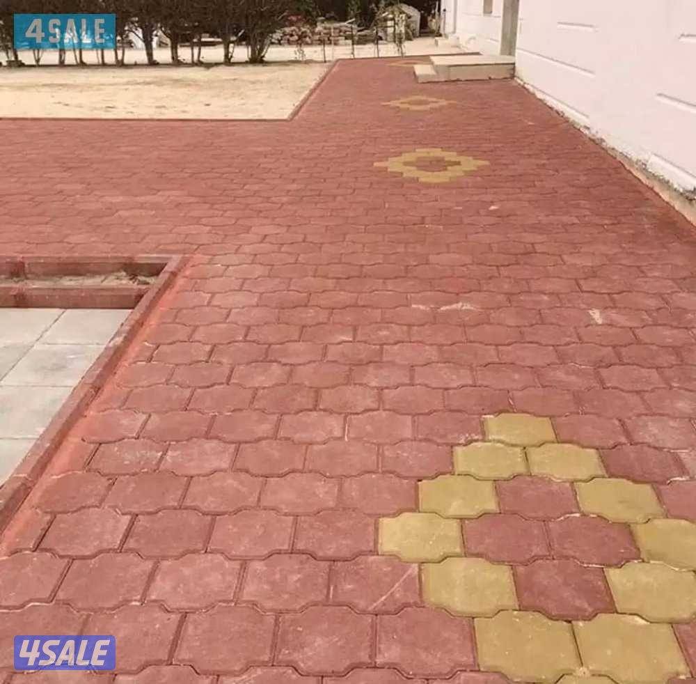 أبو علي لتركيب جميع أنواع البلاط المداخل ومضات السيارات4