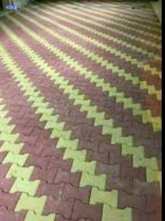 أبو علي لتركيب جميع أنواع البلاط المداخل ومضات السيارات8