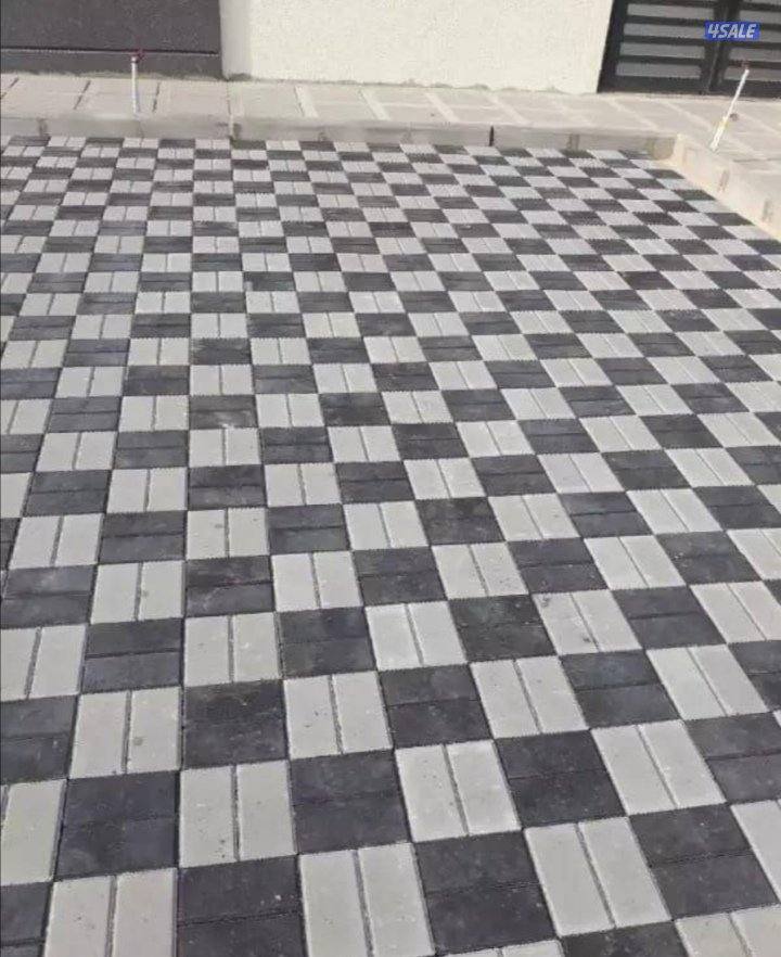 أبو علي لتركيب جميع أنواع البلاط المداخل ومضات السيارات11