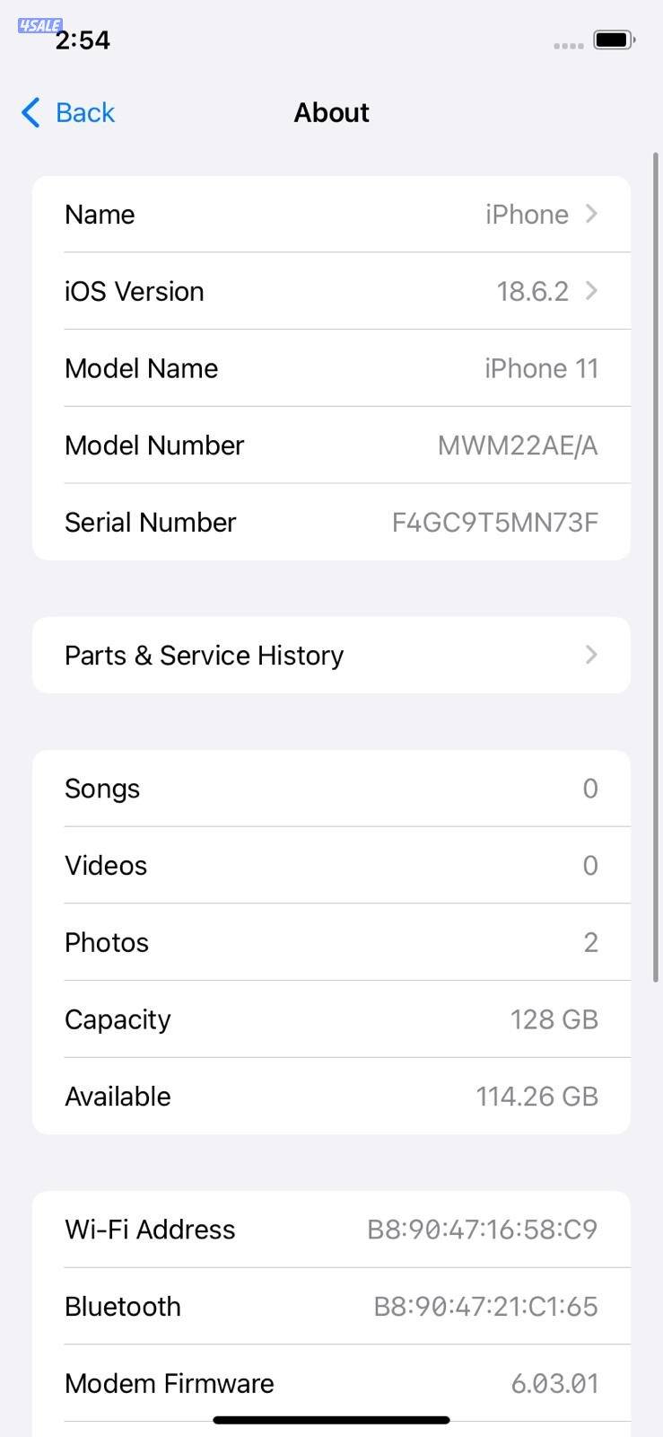 آيفون 11 – 128GB – أبيض | iPhone 11 – 128GB – White10