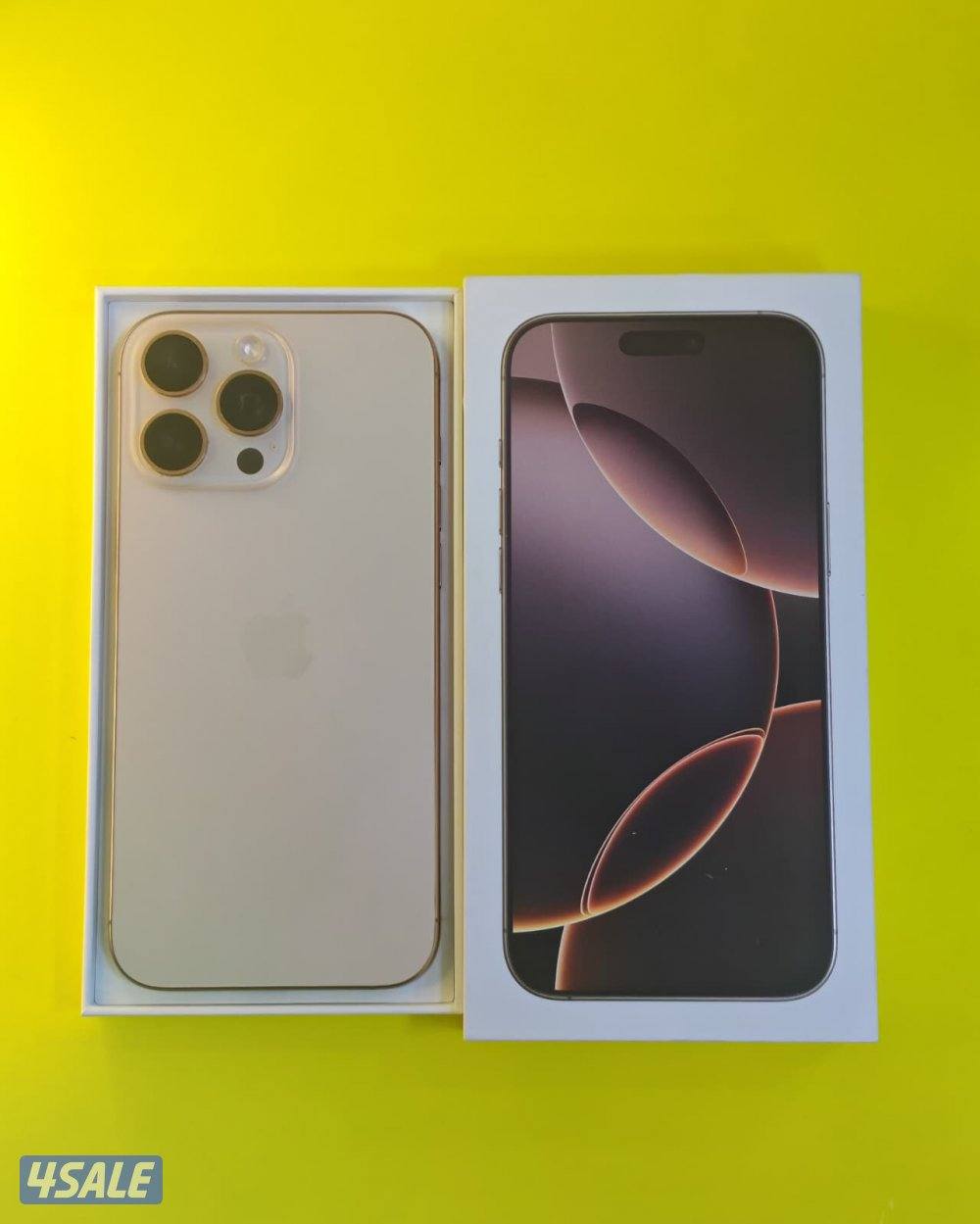 آيفون 16 برو ماكس – 256GB – Desert | iPhone 16 Pro Max – 256GB – Deser0