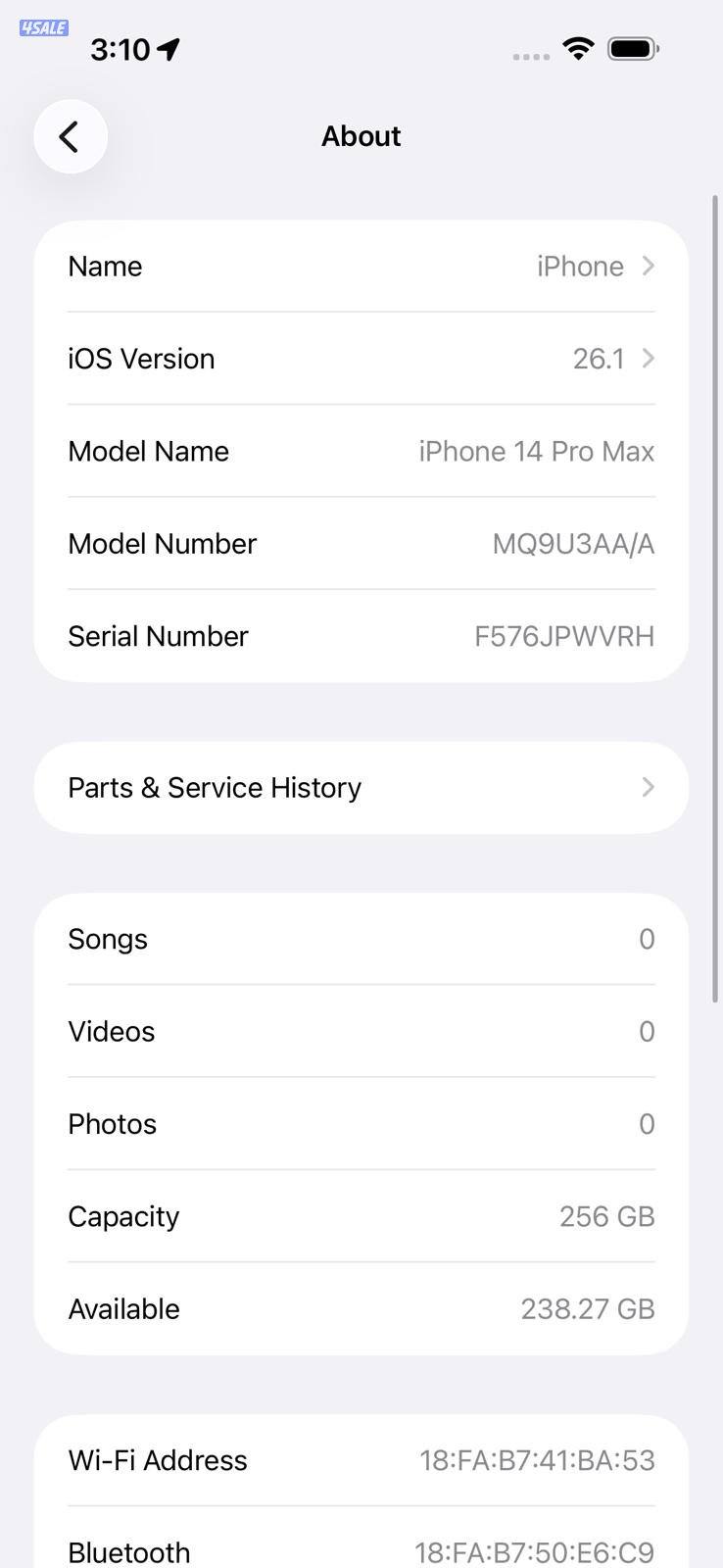 آيفون 14 برو ماكس – 256GB – أسود | iPhone 14 Pro Max – 256GB – Black10