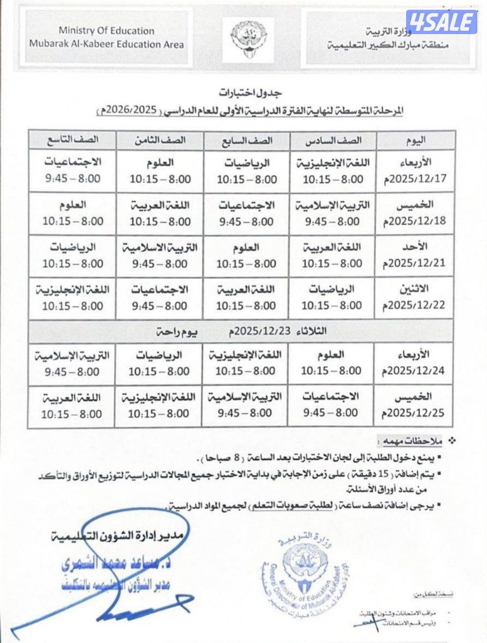 مدرس اول رياضيات واحصاء0