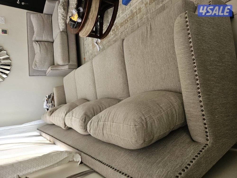 Set of 2 sofa 4 seats and two seats feom safat home used for 2 years0