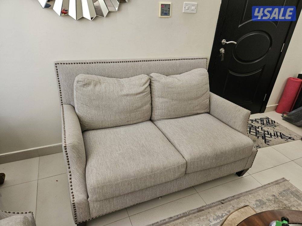 Set of 2 sofa 4 seats and two seats feom safat home used for 2 years1