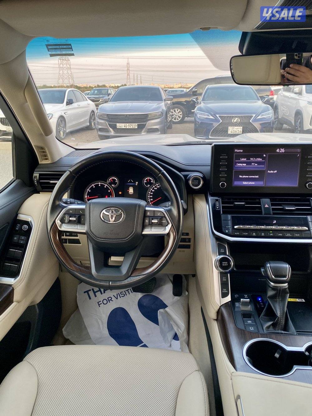 لاند كروزر GXR الساير موديل 2022 عداد 517