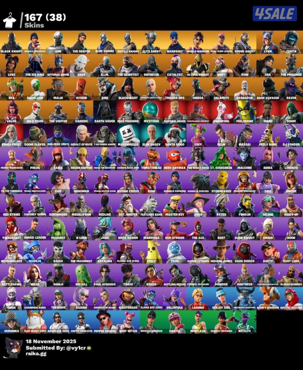 للبيع حسابات فورت صمان مدى الحياه4