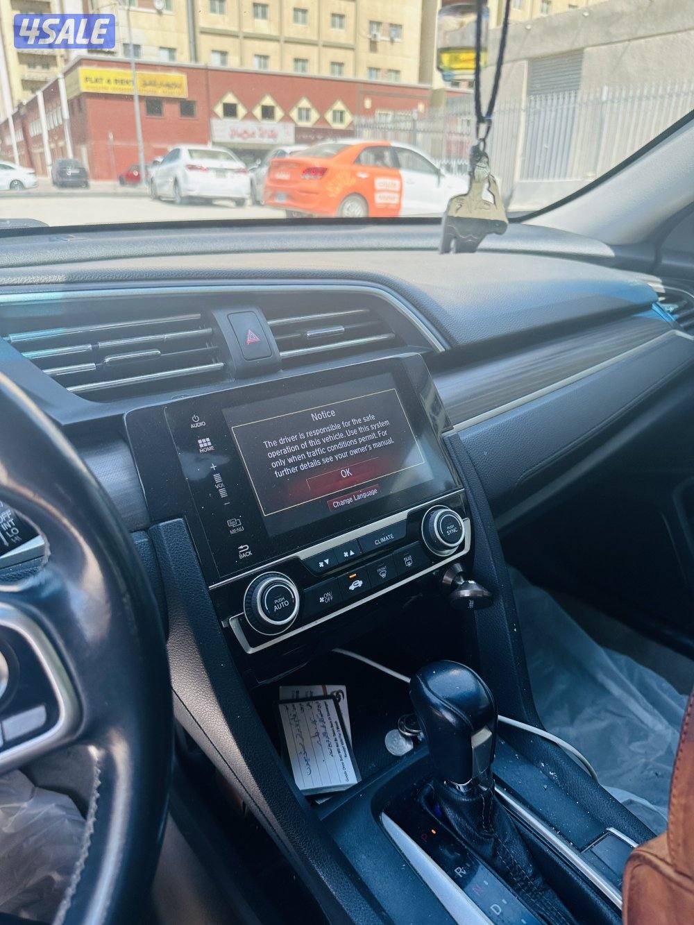 Honda civic car blue full option0