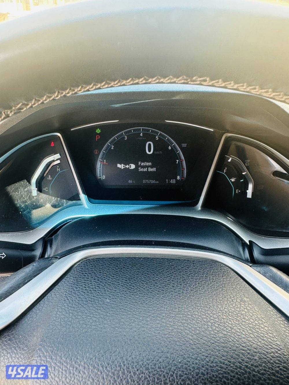 Honda civic car blue full option7