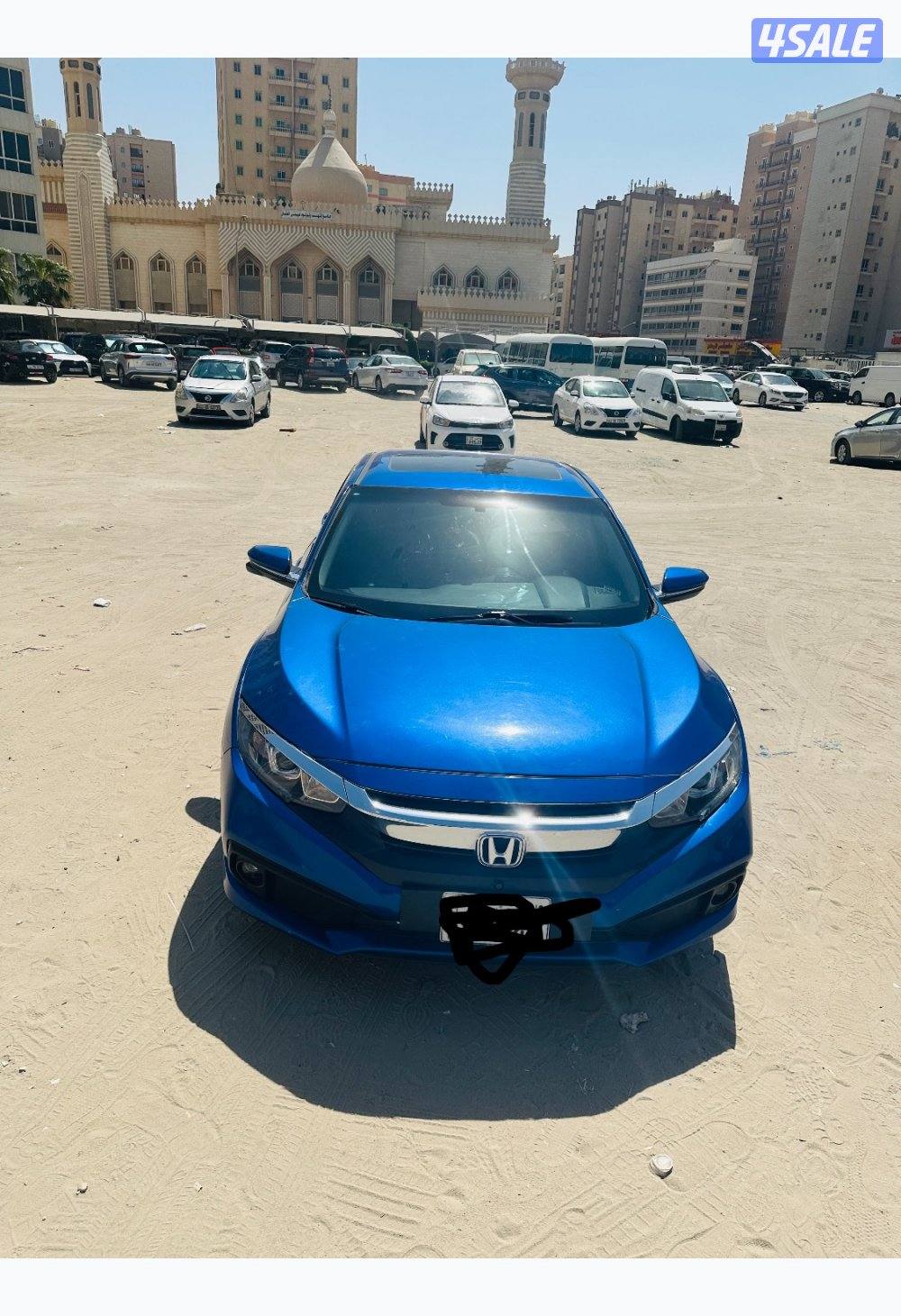 Honda civic car blue full option6