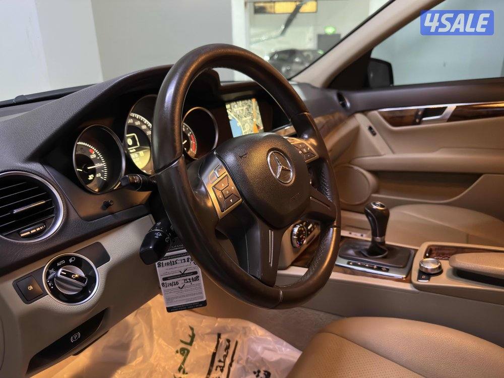 مرسيدس C250 موديل 2012 كامل المواصفات بحال الوكاله بالكامل بيعه سريعه8