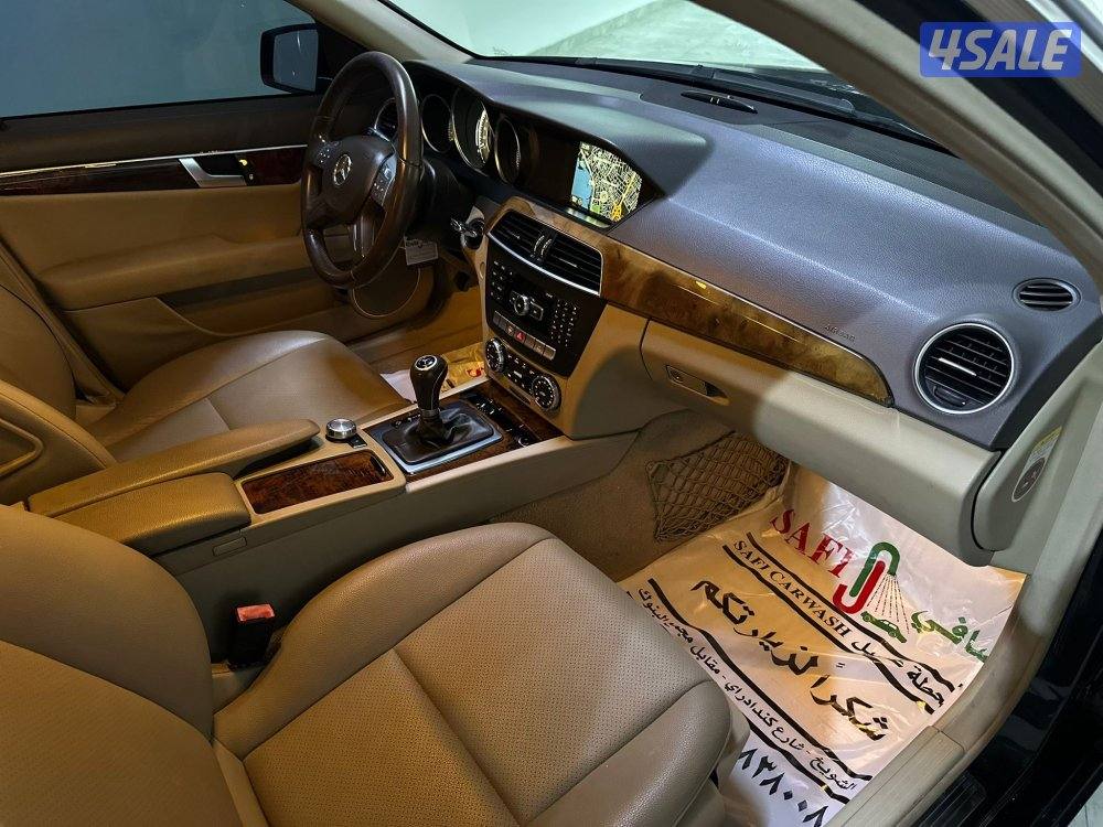 مرسيدس C250 موديل 2012 كامل المواصفات بحال الوكاله بالكامل بيعه سريعه9