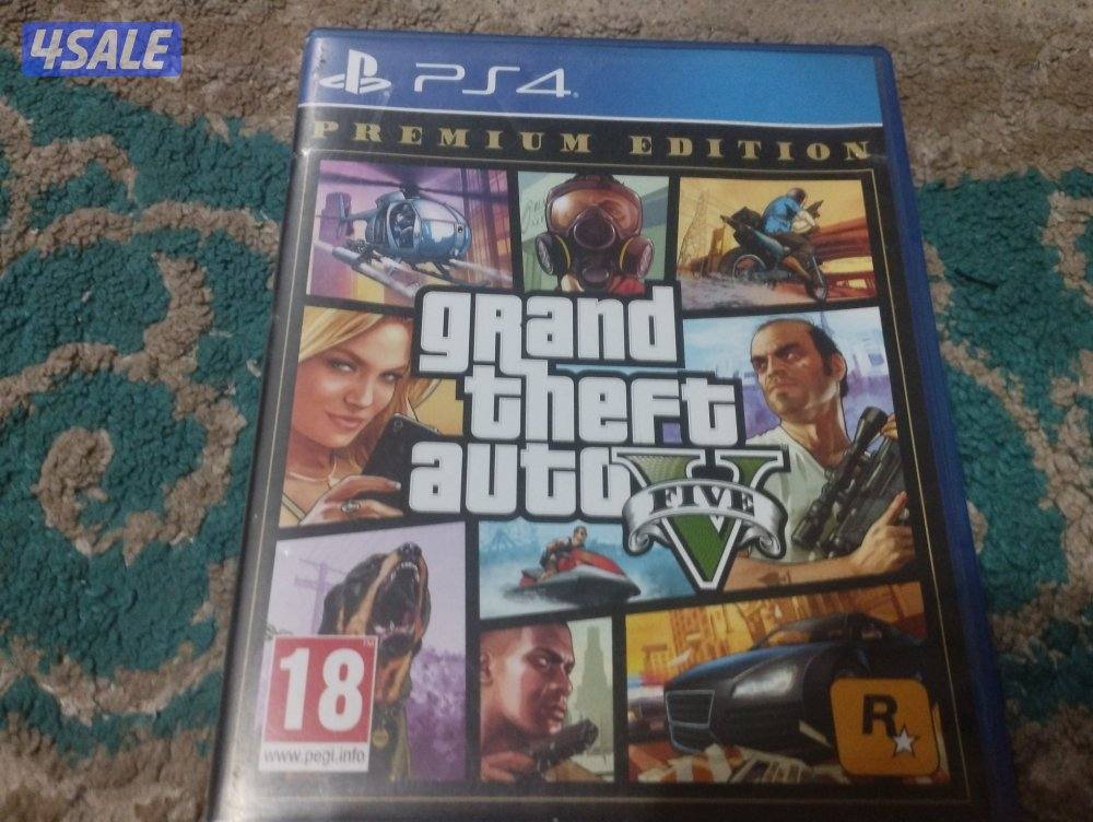 gta5 primuim edition  استعمال خفييف حاله ممتاز0