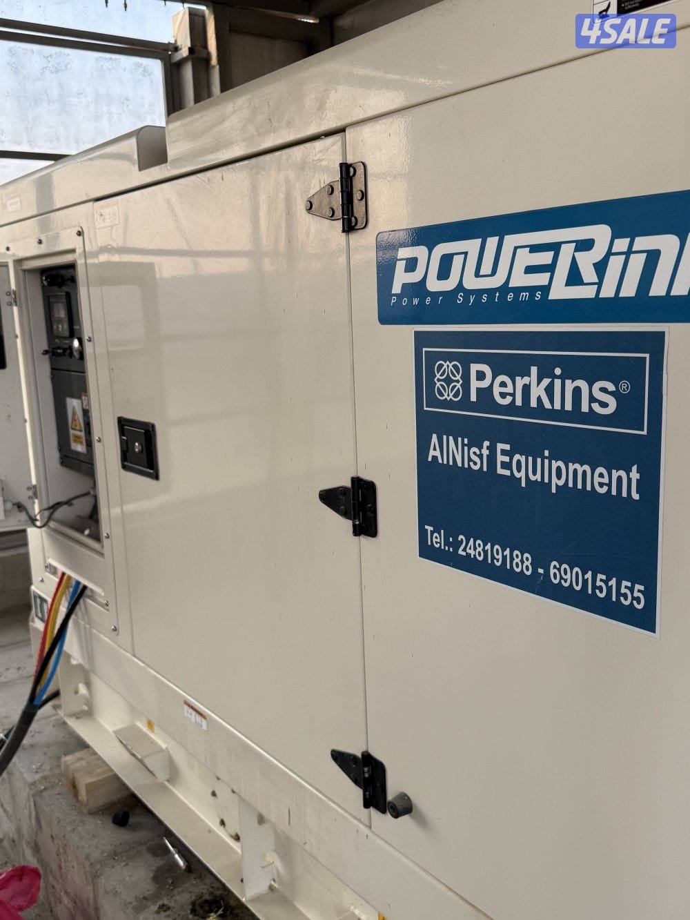 مولد بيركنز ديزل 60 كيلو صافي 48 كيلو جديده وسيرفس كامل موديل 20225