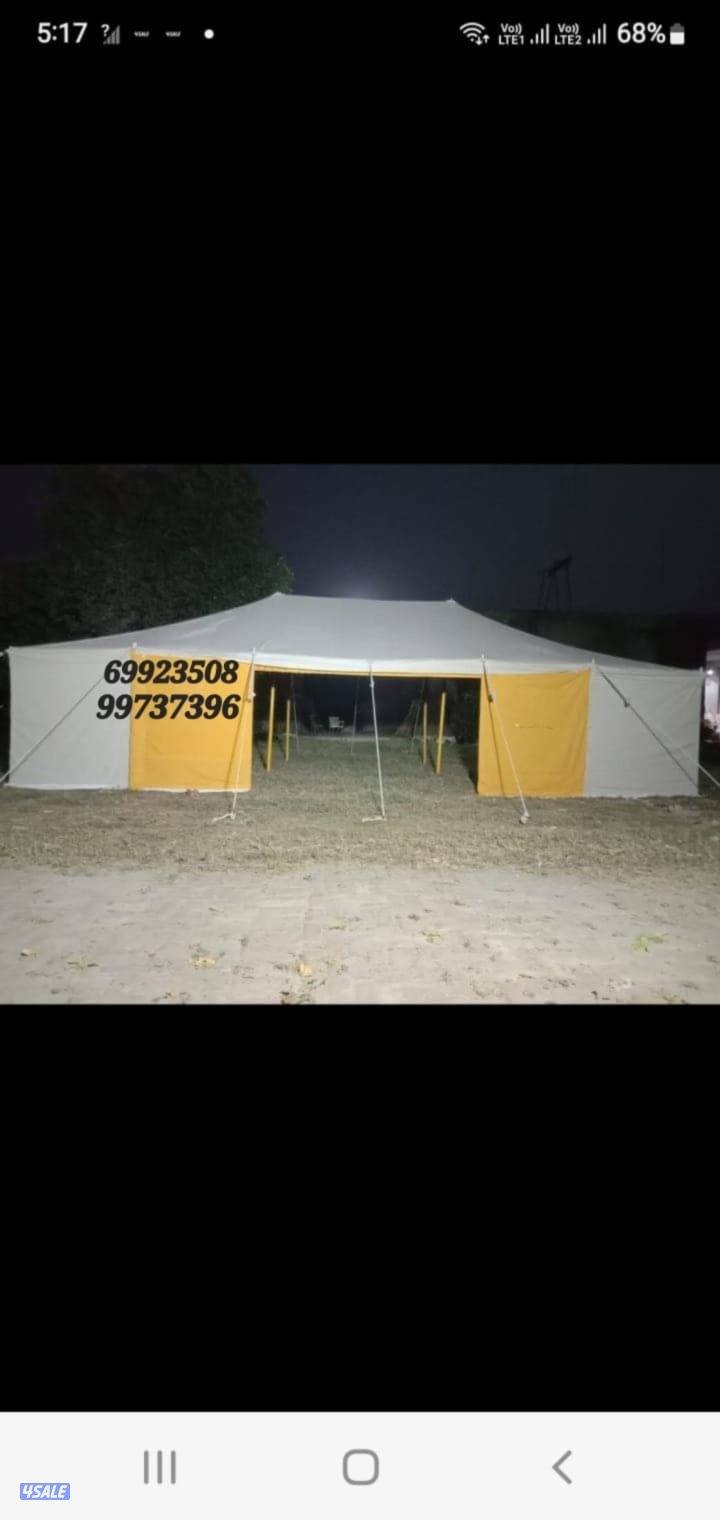 للبيع جديد خيام مشمع باكستانى فى خيام حصن الفارس15